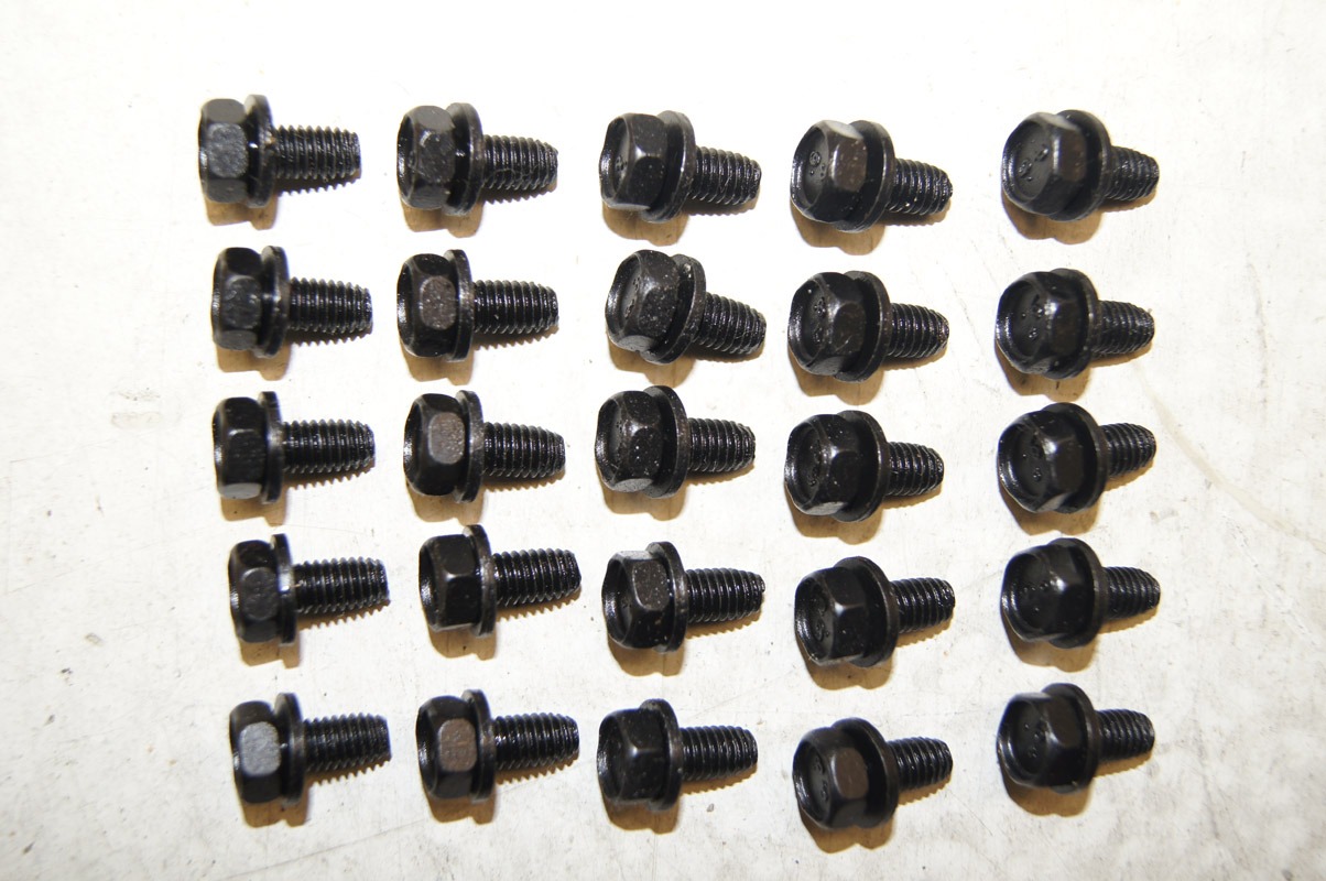 Nut with washer, ITW Shakeproof; Elgin, IL Factory OEM Parts