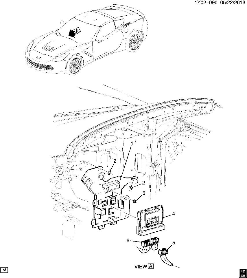 2014 Chevrolet Corvette C7 Body Control Module BCM New OEM 13594348 eBay