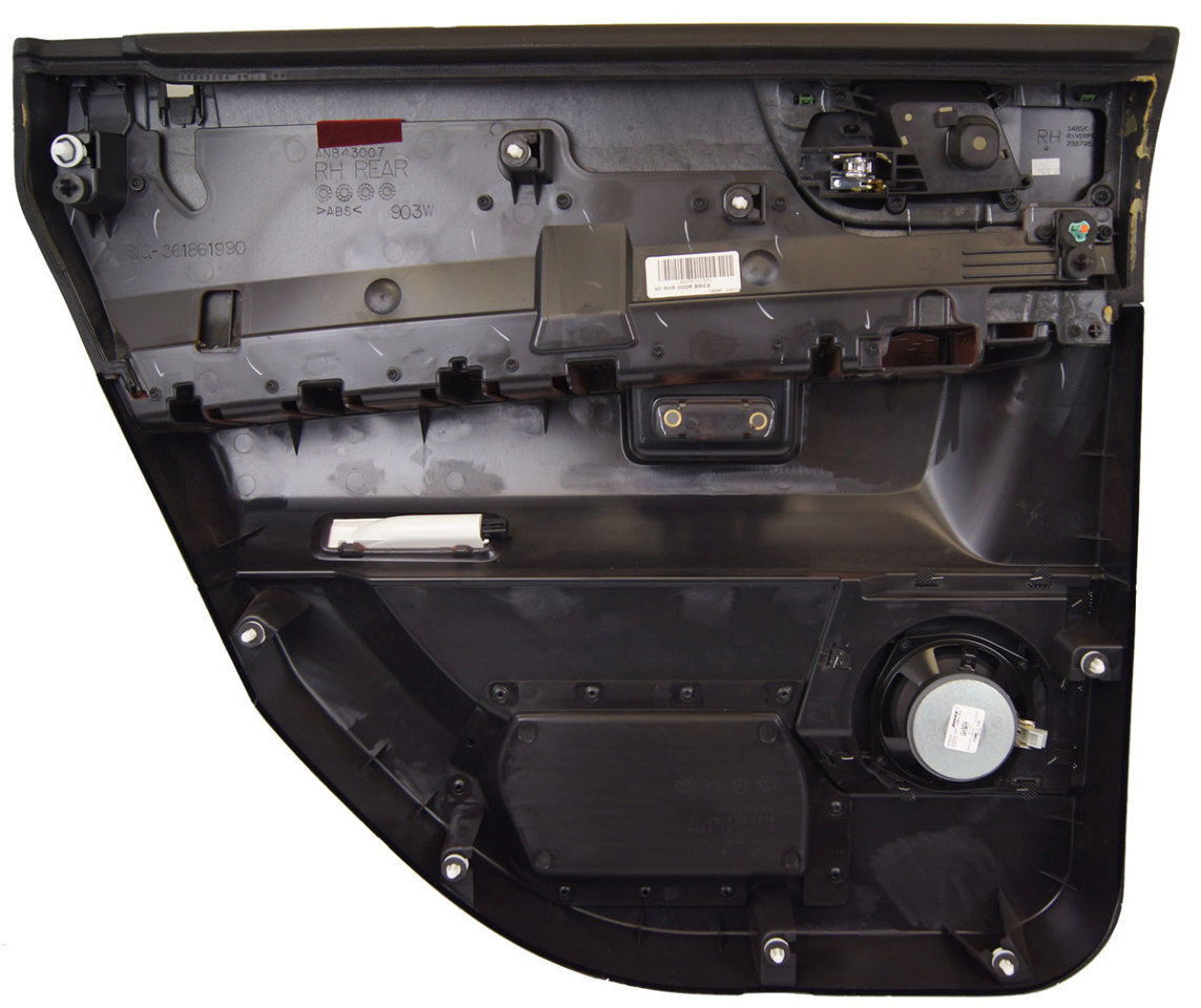 20082009 Hummer H2 Right Rear Door Panel Ebony Brick New OEM 20823473