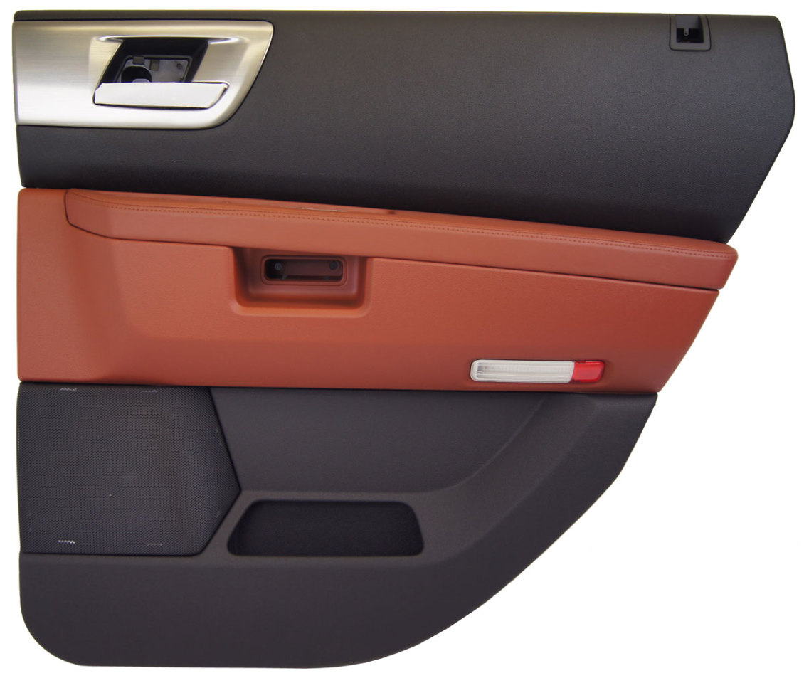 20082009 Hummer H2 Right Rear Door Panel Ebony Brick New OEM 20823473