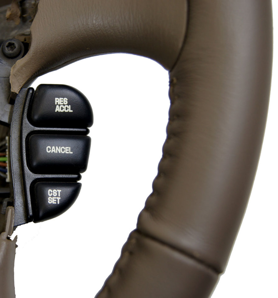 1999-2004 Oldsmobile Alero Steering Wheel Neutral Leather W/Switches