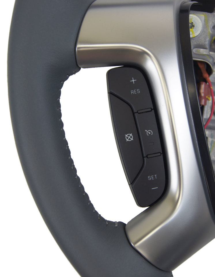 20132016 GMC Acadia Steering Wheel Dark Titanium Leather New OEM