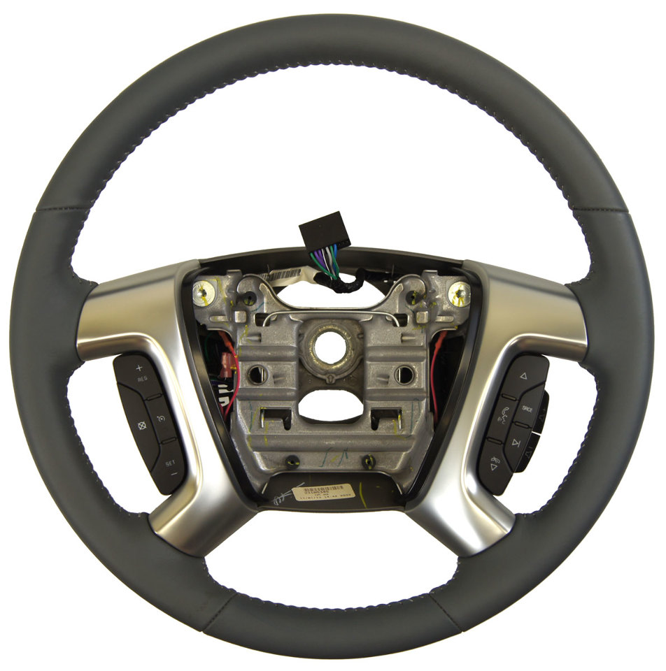 20132016 GMC Acadia Steering Wheel Dark Titanium Leather New OEM