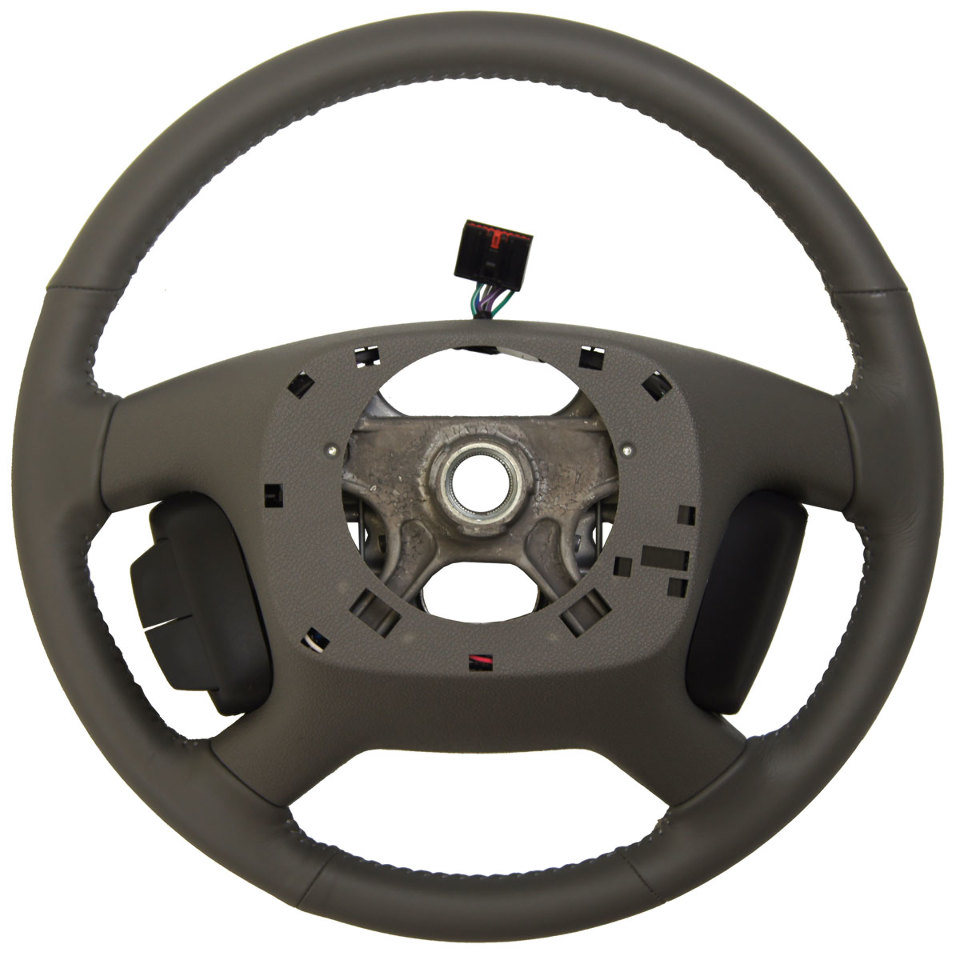 2015 GMC Acadia Steering Wheel Grey Leather New OEM Complete 23459579