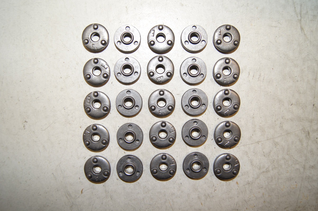 Round Weld Nut M6 Unthreaded, Copper Flash, E&E Manufacturing Company