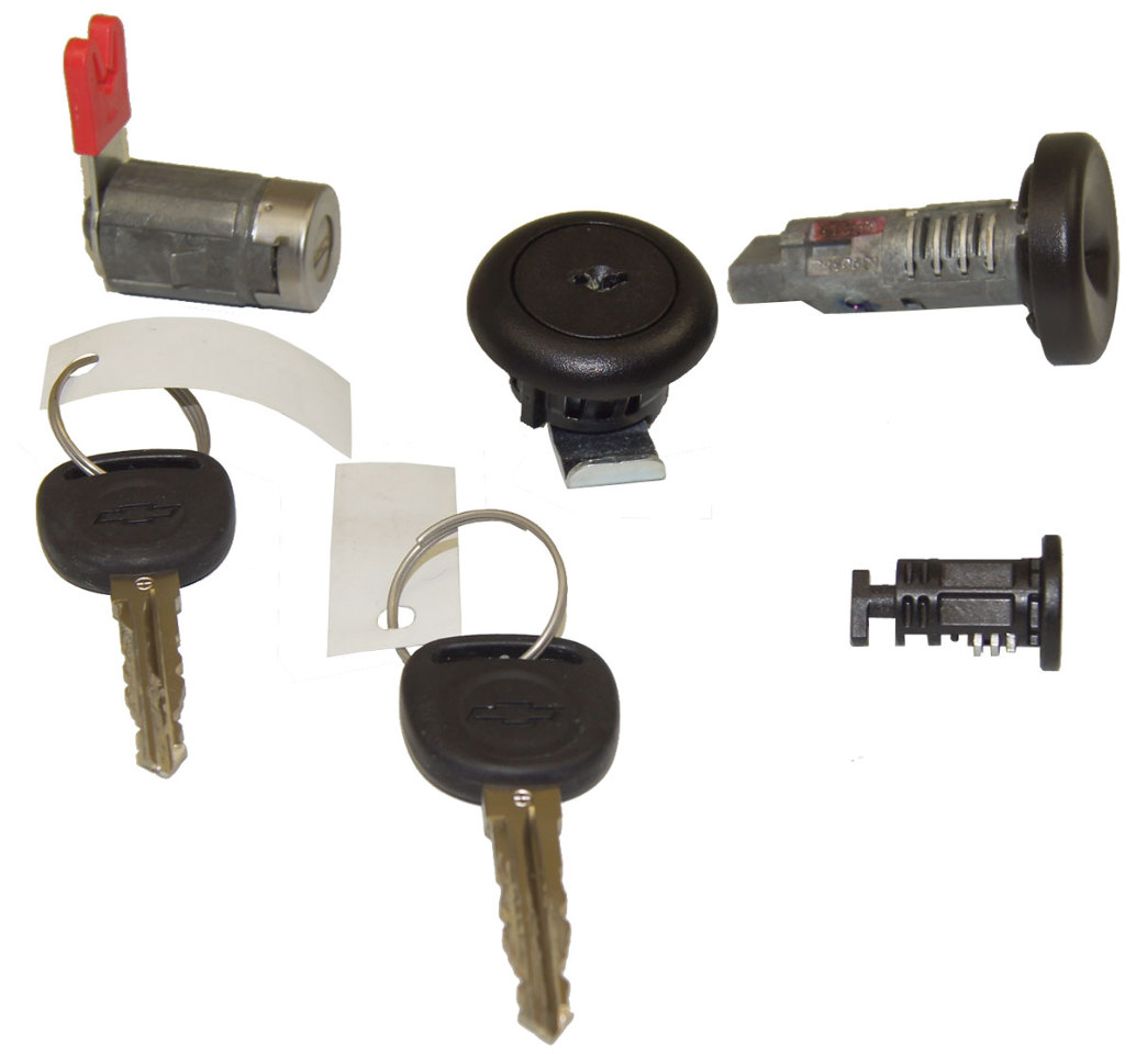 Chevrolet Ignition Lock Cylinder+Door Lock Cylinder+Glove Box+Stowage+2