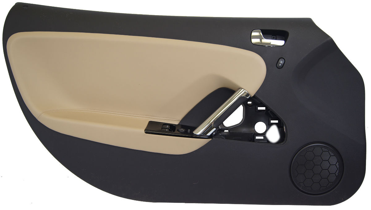 2009-2010 Saturn SKY LH Left Door Panel Ebony/Cashmere New OEM PDL PW