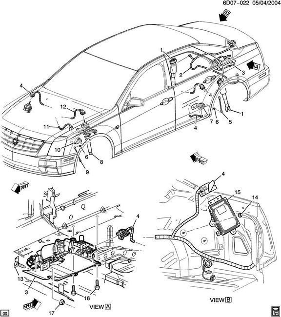 20072011 Cadillac STS Ride Control Suspension Module New W/Active