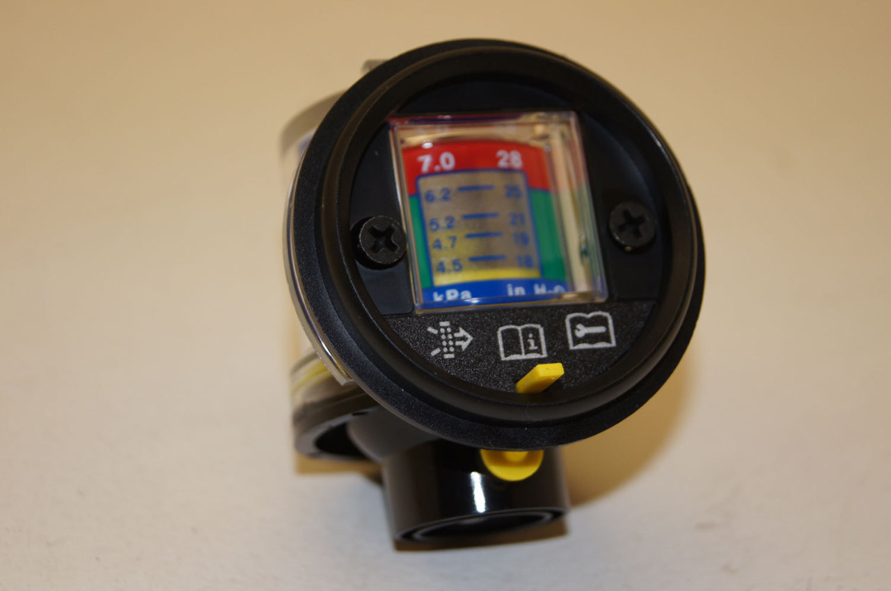 08 09 Topkick Kodiak Duramax LMM InCab Air Cleaner Filter Gauge