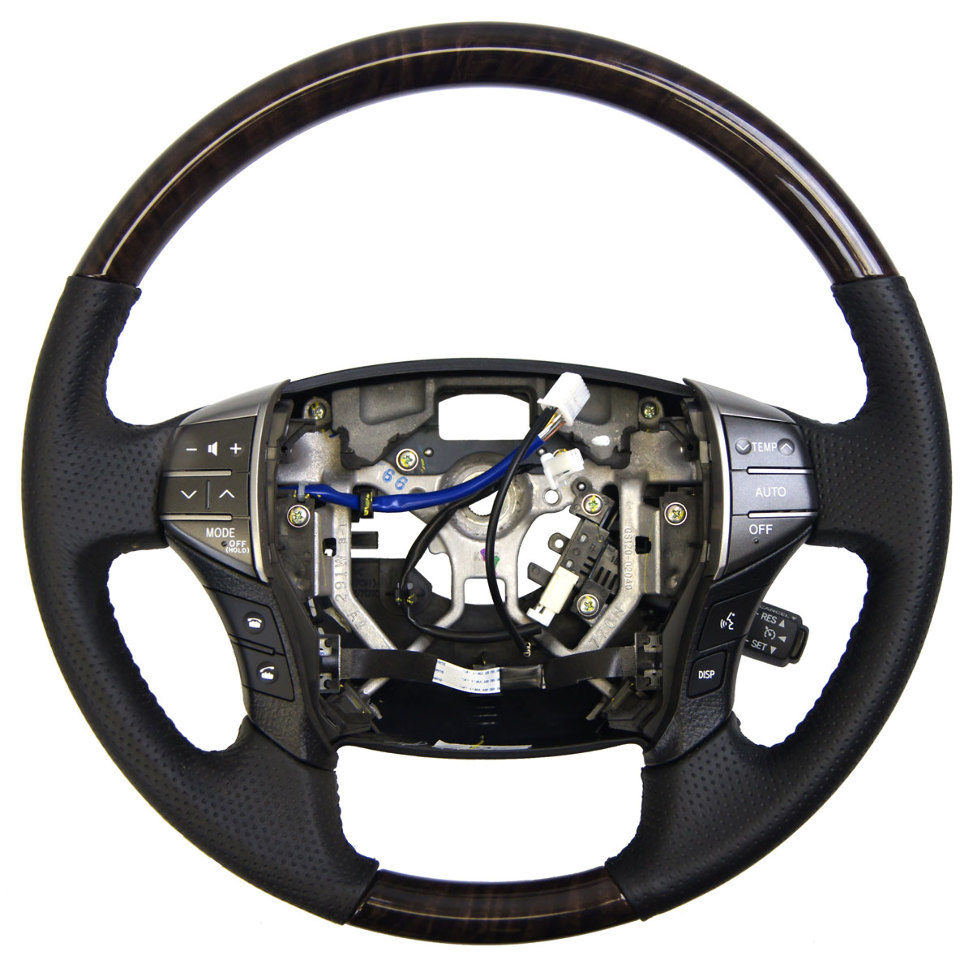 toyota avalon wood grain steering wheel #3