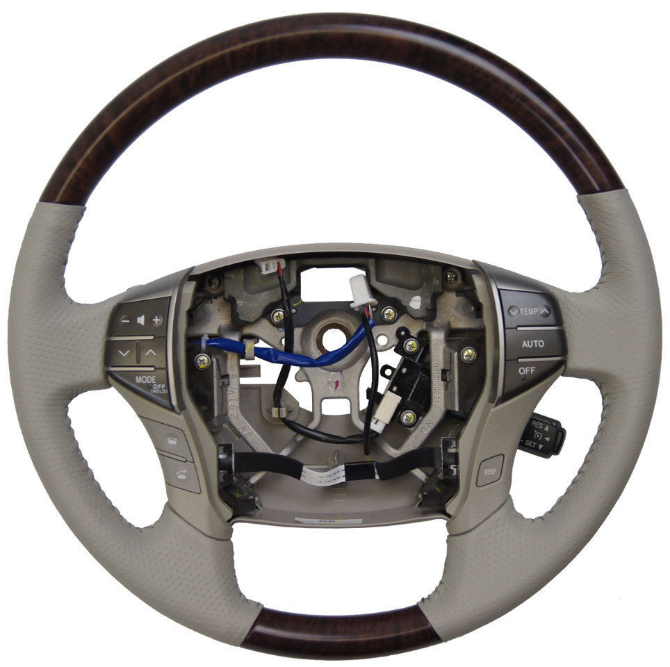 20112012 Toyota Avalon Steering Wheel New Grey W/Woodgrain New OEM