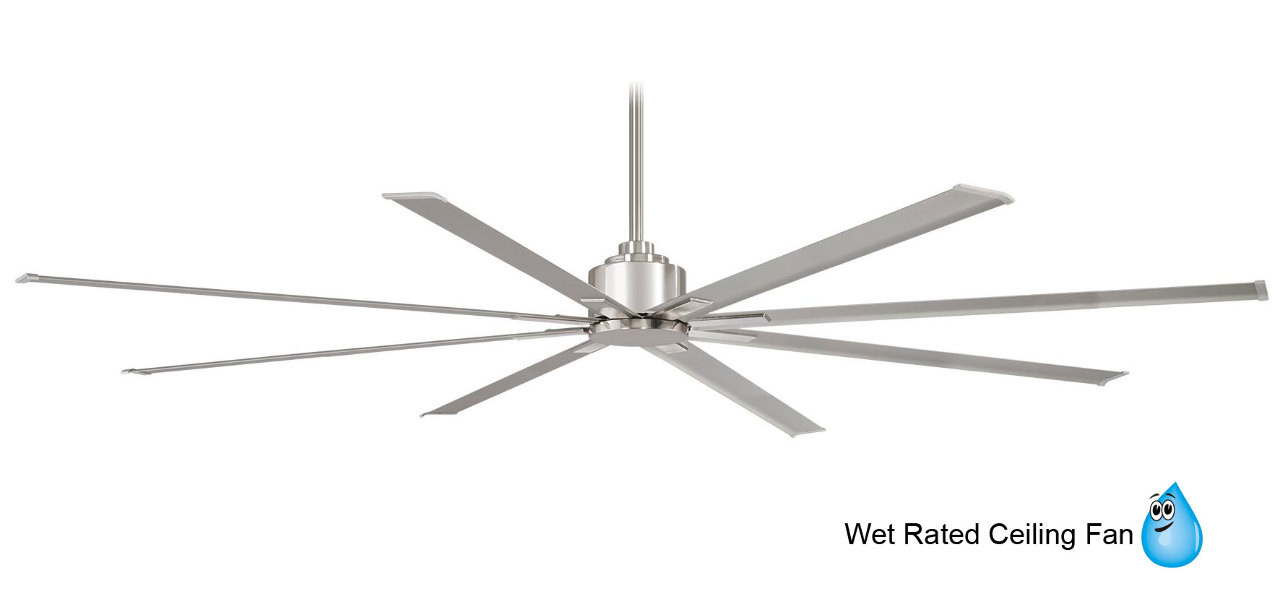 Minka Aire F886 84 Bnw Xtreme H2o 034 Ceiling Fan W Remote Minka Aire F886 84 Bnw Xtreme H2o Ceiling Fan W Remote Control