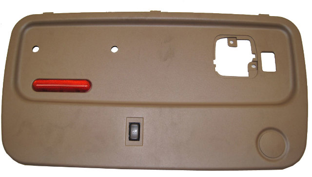 2003-2009 GMC Topkick/Chevy Kodiak LH Rear Door Panel Tan W/Power 15758364
