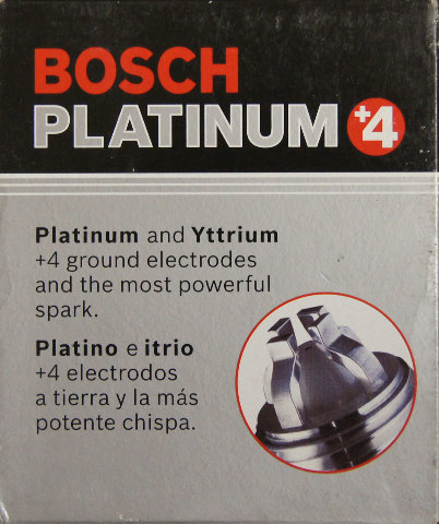 Bosch Platinum +4 Spark Plugs #4469 Pack of 4 NOS
