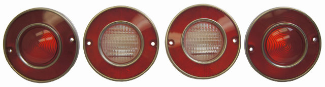 1975-1979 Chevy Corvette C3 Tail Light W/Backup Light Set(qty 4)New Reproduction