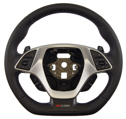 2014-18 Corvette C7 Z06 Steering Wheel Black Leather W/Kalahari Stitch 84198722