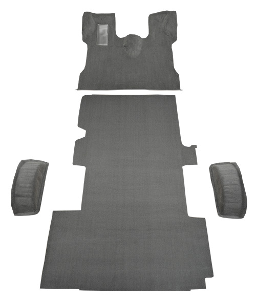 1992-1996 Ford E-250 Econoline Carpet Replacement - Cutpile - Complete | Fits: Ext, Fits Gas or Diesel Complete