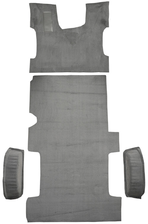 1992-1996 Ford E-250 Econoline Carpet Replacement - Cutpile - Complete | Fits: Reg, Fits Gas or Diesel Complete