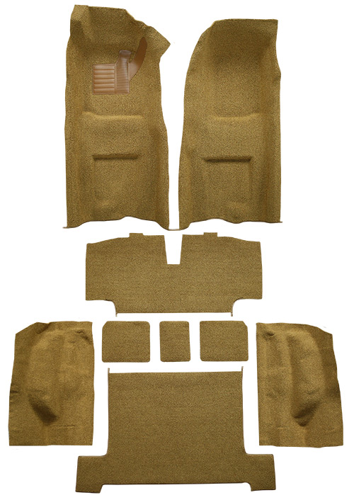 1968 Corvette C3 Carpet Replacement - Loop - Complete | Fits: 4spd, Complete with Pad