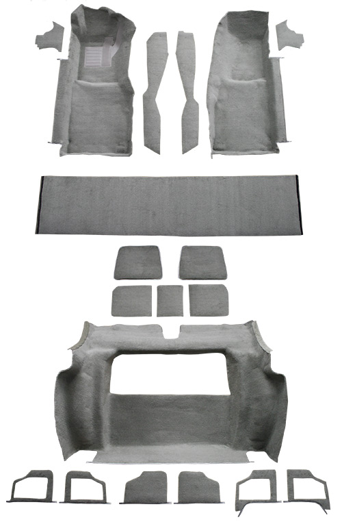 1978-1979 Corvette C3 Carpet Replacement - Cutpile - Complete | Fits: with 3 Compt Doors, Complete
