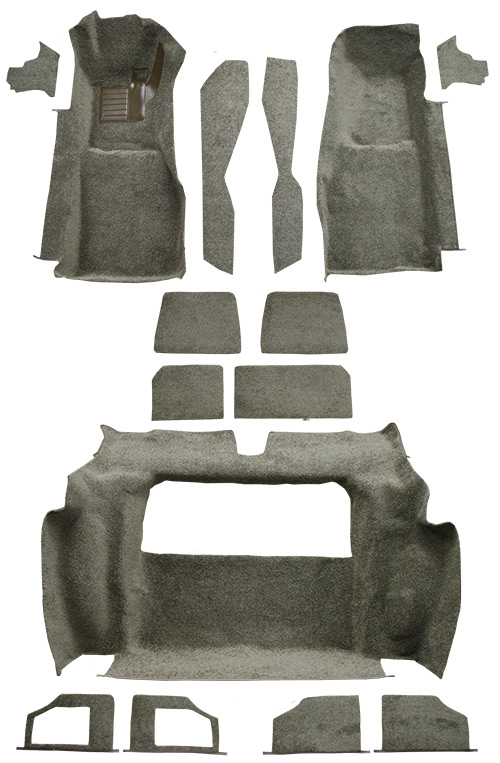 1981-1982 Corvette C3 Carpet Replacement - Cutpile - Complete | Fits: Complete without Door Panels