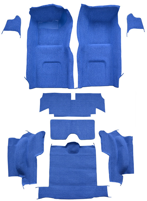 1965-1966 Corvette C2 Carpet Replacement - Loop - Complete | Fits: Roadster, Complete No Pad