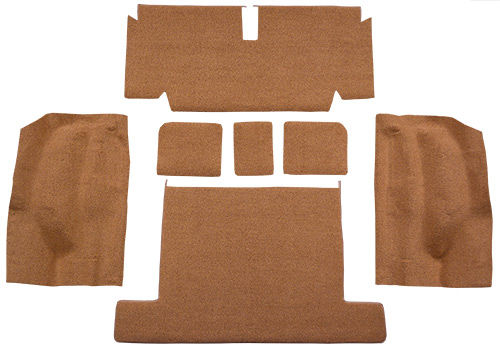 1971-1975 Corvette C3 Carpet Replacement - Loop - Rear Area | Fits: Coupe, Rear without Pad