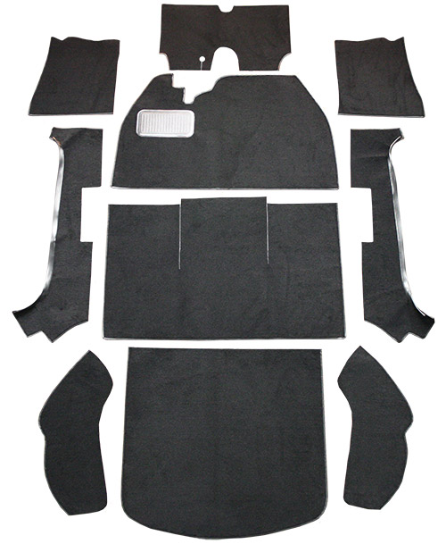 1949 Volkswagen Standard Carpet Replacement - Loop - Complete | Fits: 2DR, Convertible, Flat Front