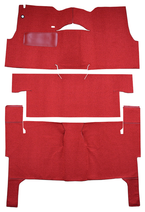 1955 Chevy Nomad Carpet Replacement - Daytona - Passenger Area | Fits: 2DR, Wagon, Bench Seat