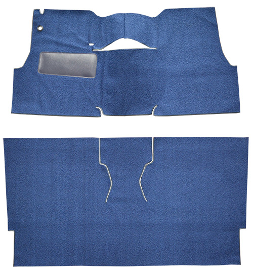 1956 Chevy Bel Air Carpet Replacement - Loop - Complete | Fits: 2DR, Sedan, Bucket Seat