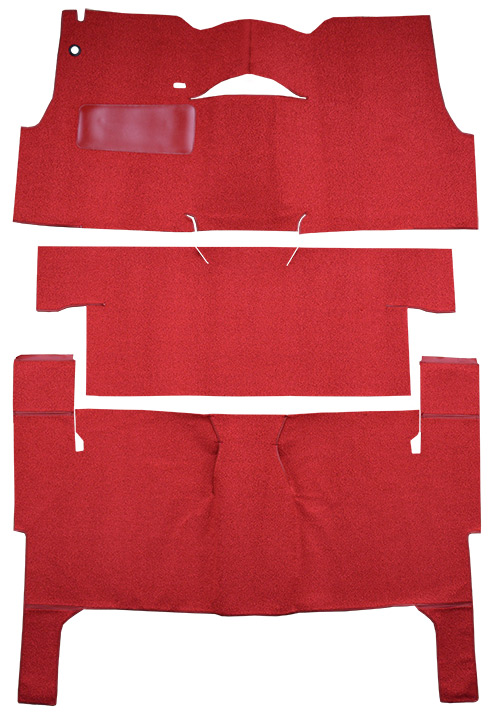 1956 Chevy Nomad Carpet Replacement - Loop - Passenger Area | Fits: 2DR, Wagon, Bench Seat