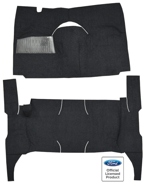 1958 Edsel Ranger Carpet Replacement - Loop - Complete | Fits: 4DR, Sedan, Power Seats