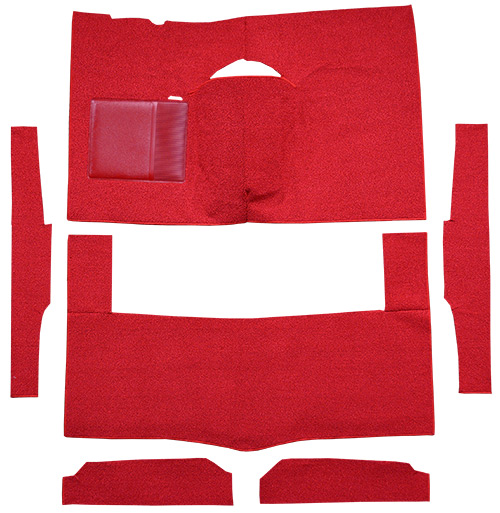 1963-1965 Mercury Comet Carpet Replacement - Loop - Complete | Fits: 2DR, Hardtop, Auto, Bench Seat, Cut & Sewn