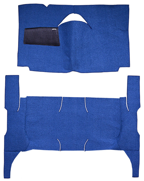 1959 Ford Fairlane Carpet Replacement - Loop - Complete | Fits: 4DR, Sedan, Standard Seats, Cut & Sewn