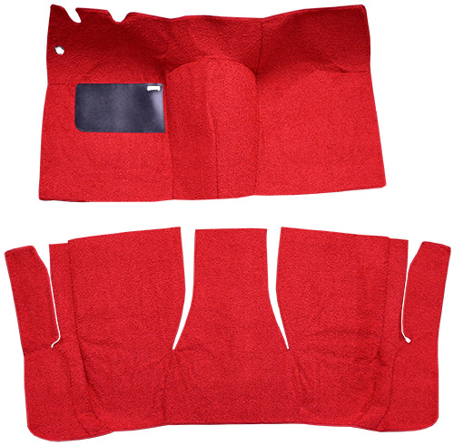 1957 Ford Skyliner Carpet Replacement - Loop - Complete | Fits: Retractable Hardtop, Power Seats, Cut & Sewn