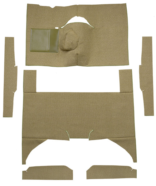 1963-1965 Mercury Comet Carpet Replacement - Loop - Complete | Fits: 4DR, Sedan, 4spd, Bench Seat, 8 Cylinder