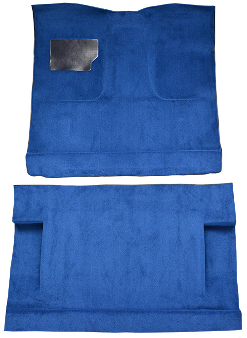1974 Ford F-250 Carpet Replacement - Cutpile - Complete | Fits: Crew Cab, 2WD, Auto, 3spd, Column Shift