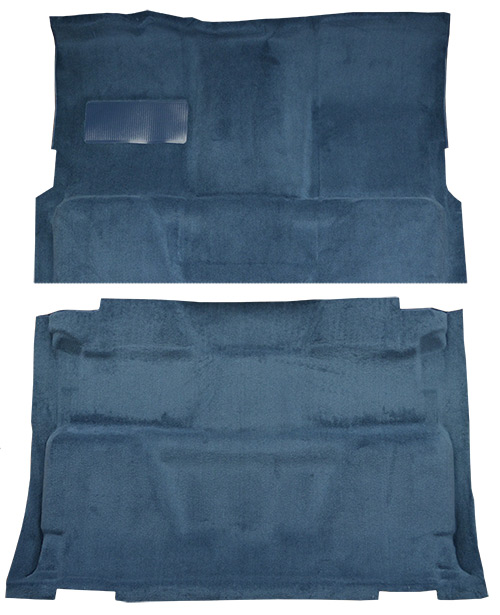 1973 Chevy C20 Pickup Carpet Replacement - Loop - Complete | Fits: Crew Cab, 2WD, 4spd, Floor Shift