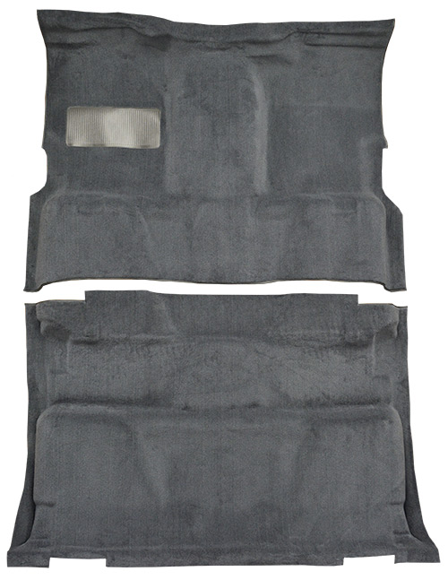 1987-1989 GMC R3500 Carpet Replacement - Cutpile - Complete | Fits: Crew Cab, 2WD, 4spd, Floor Shift