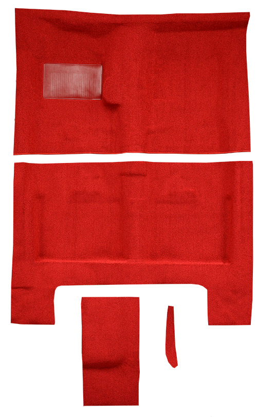 1966-1967 Dodge Charger Carpet Replacement - Loop - Passenger Area | Fits: 4spd, with Console Strips