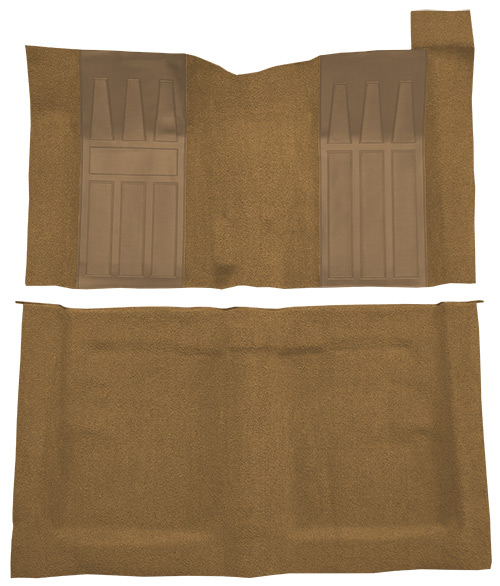 1969-1970 Ford Ranchero GT Carpet Replacement - Loop - Complete | Fits: 4spd, with 2 Fawn Inserts