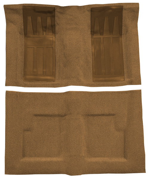 1969-1971 Ford Torino GT Carpet Replacement - Loop - Complete | Fits: 2DR, Convertible, Auto, with 2 Fawn Inserts