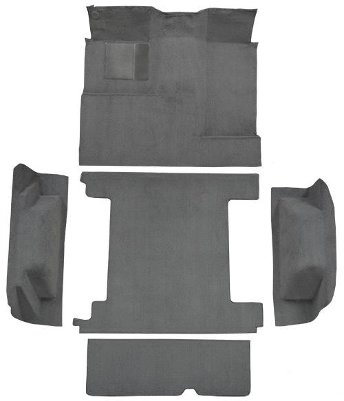 1966-1973 Ford Bronco Carpet Replacement - Loop - Complete | Fits: 2 Gas Tanks, Complete