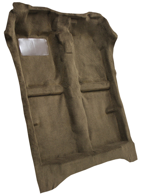 Auto Custom Carpets Molded Cutpile Carpet - 801 Black For 1992-95 Honda Civic 4 Door Sedan