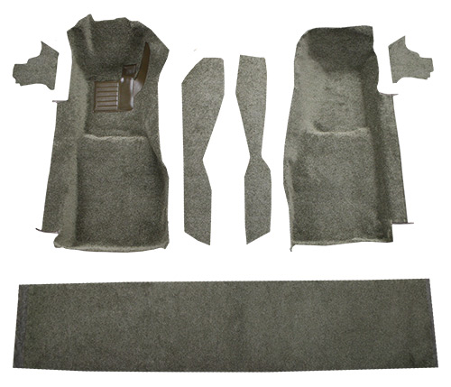 1982 Corvette C3 Collector's Edition Carpet Replacement - 82 Vet Cutpile - Front | Fits: Frt w/Console Strips DP & KP