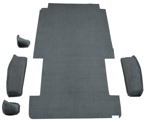 1975-1983 Ford E-250 Econoline Carpet Replacement - Cargo Area - Cutpile | Fits: Long, Rear Fits 128 Wheel Base