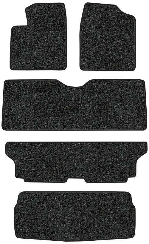 19982003 Toyota Sienna Floor Mats 5pc Cutpile2pc Frts 2pc Rr