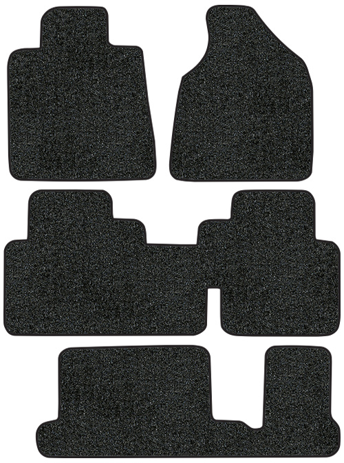 2007-2009 Saturn Outlook Floor Mats - 4pc - Cutpile | Fits: 2pc Frts & 2pc Rr Runners