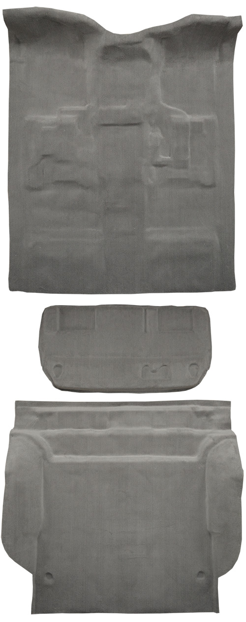2007-2010 Chevy Tahoe Carpet Replacement - Cutpile - Complete | Fits: 4DR, w/2nd Row 60-40 Seat Mount Cover, Complete
