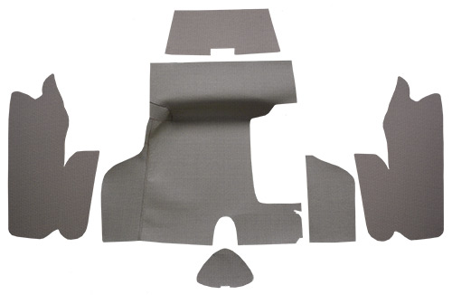 1955-1956 Mercury Montclair Trunk Mat - Burtex | Fits: 2DR, Convertible, with Boards